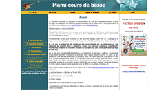 Desktop Screenshot of manucoursdebasse.com